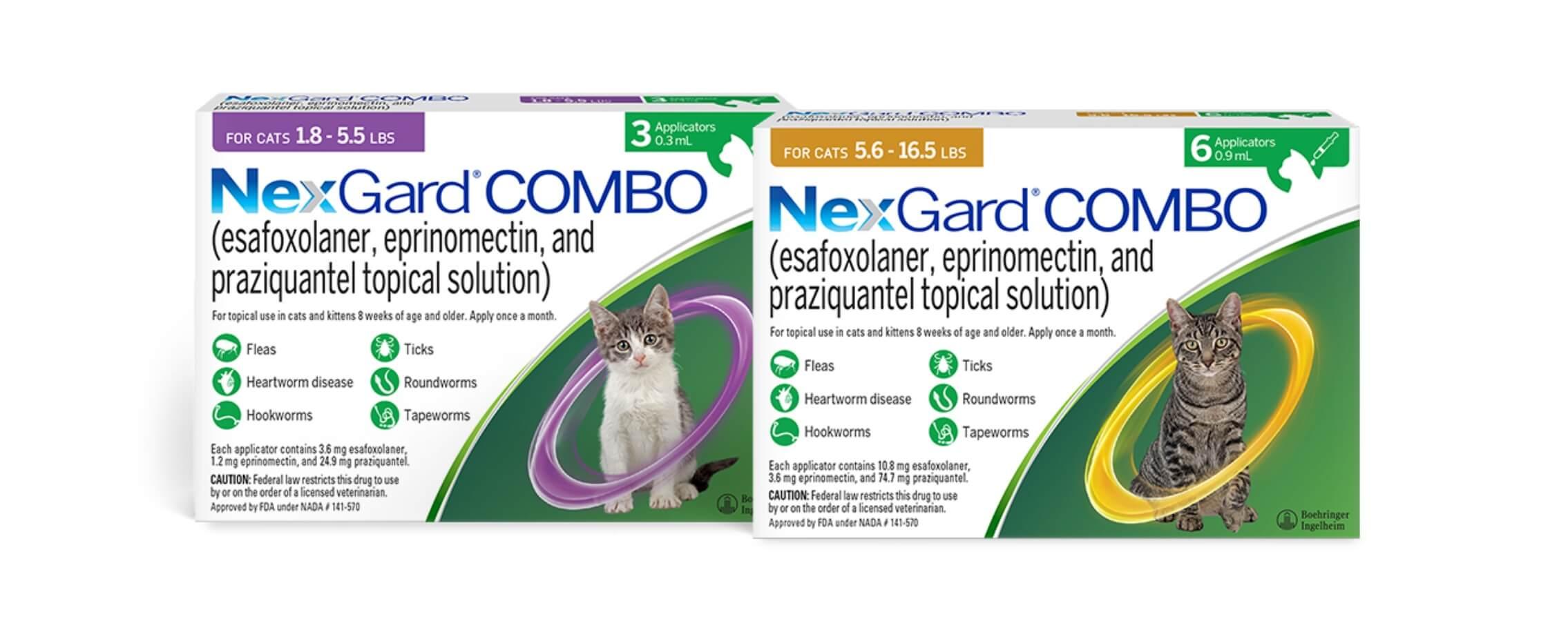 NexGard COMBO Broad Spectrum Parasiticide for Cats Boehringer Ingelheim